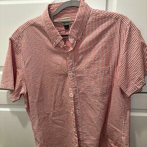 J Crew Seersucker Shirt